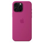 Чехол защитный Apple Silicone Case с MagSafe для iPhone 16 Pro Max Fuchsia