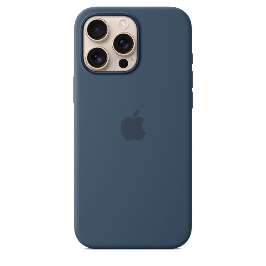 Чехол защитный Apple Silicone Case с MagSafe для iPhone 16 Pro Max Denim