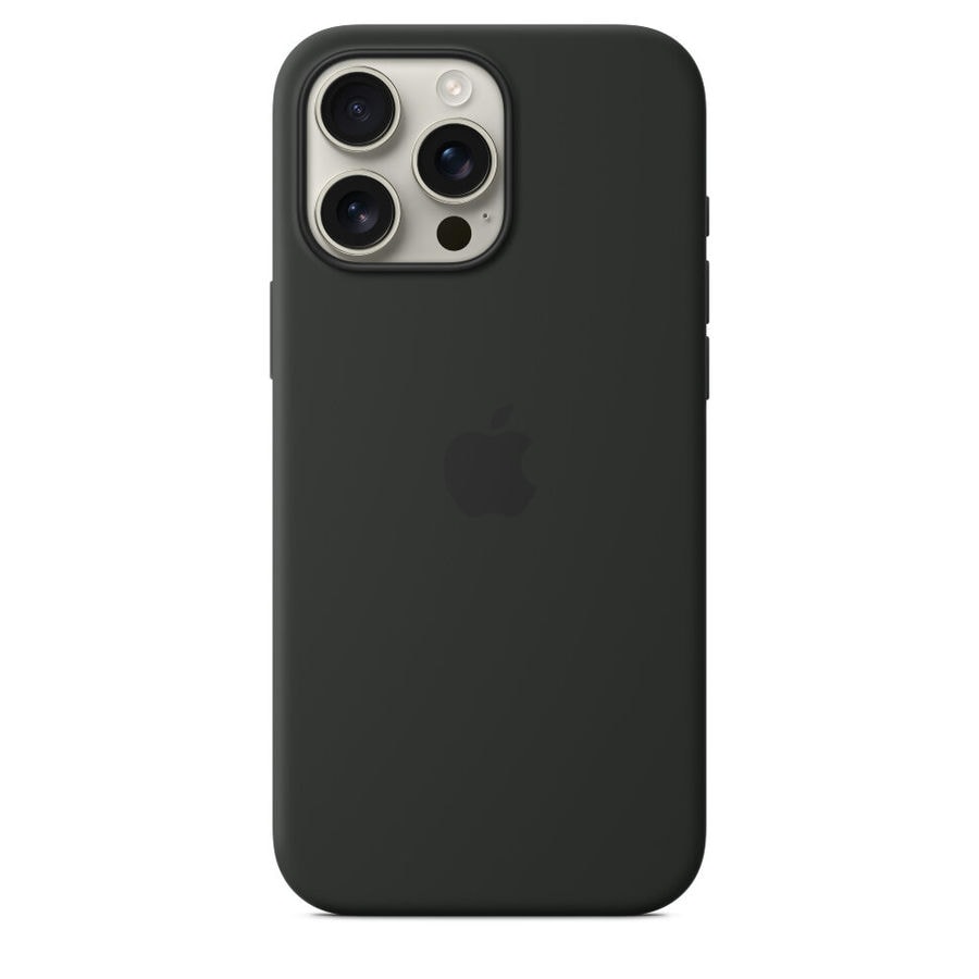 Чехол защитный Apple Silicone Case с MagSafe для iPhone 16 Pro Max Black