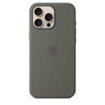 Чехол защитный Apple Silicone Case с MagSafe для iPhone 16 Pro Max Stone Gray