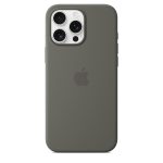 Чехол защитный Apple Silicone Case с MagSafe для iPhone 16 Pro Max Stone Gray