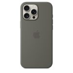 Чехол защитный Apple Silicone Case с MagSafe для iPhone 16 Pro Max Stone Gray