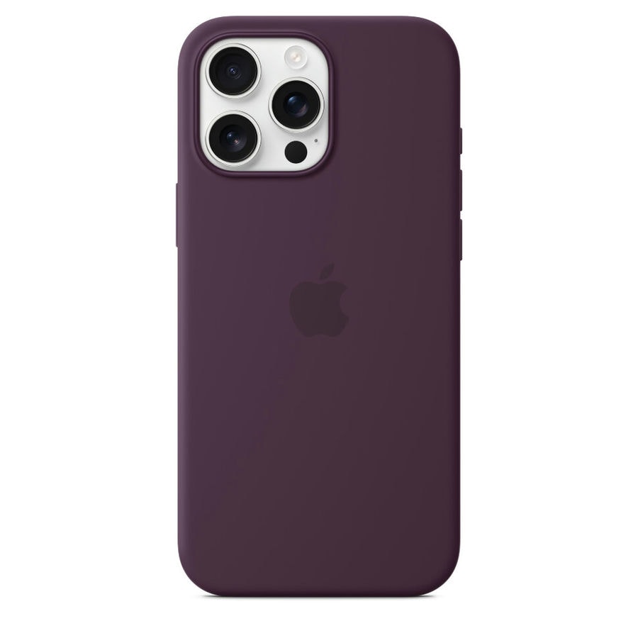 Чехол защитный Apple Silicone Case с MagSafe для iPhone 16 Pro Max Plum