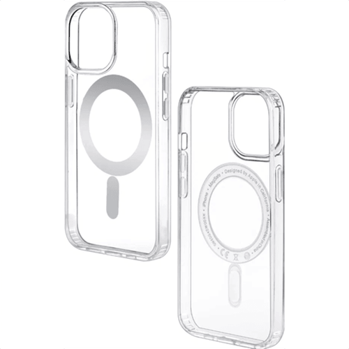 Чехол защитный силиконовый HOCO MagSafe для iPhone 16 Pro Max Прозрачный