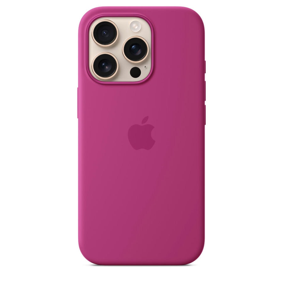 Чехол защитный Apple Silicone Case с MagSafe для iPhone 16 Pro Fuchsia