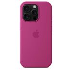 Чехол защитный Apple Silicone Case с MagSafe для iPhone 16 Pro Fuchsia