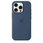 Чехол защитный Apple Silicone Case с MagSafe для iPhone 16 Pro Denim