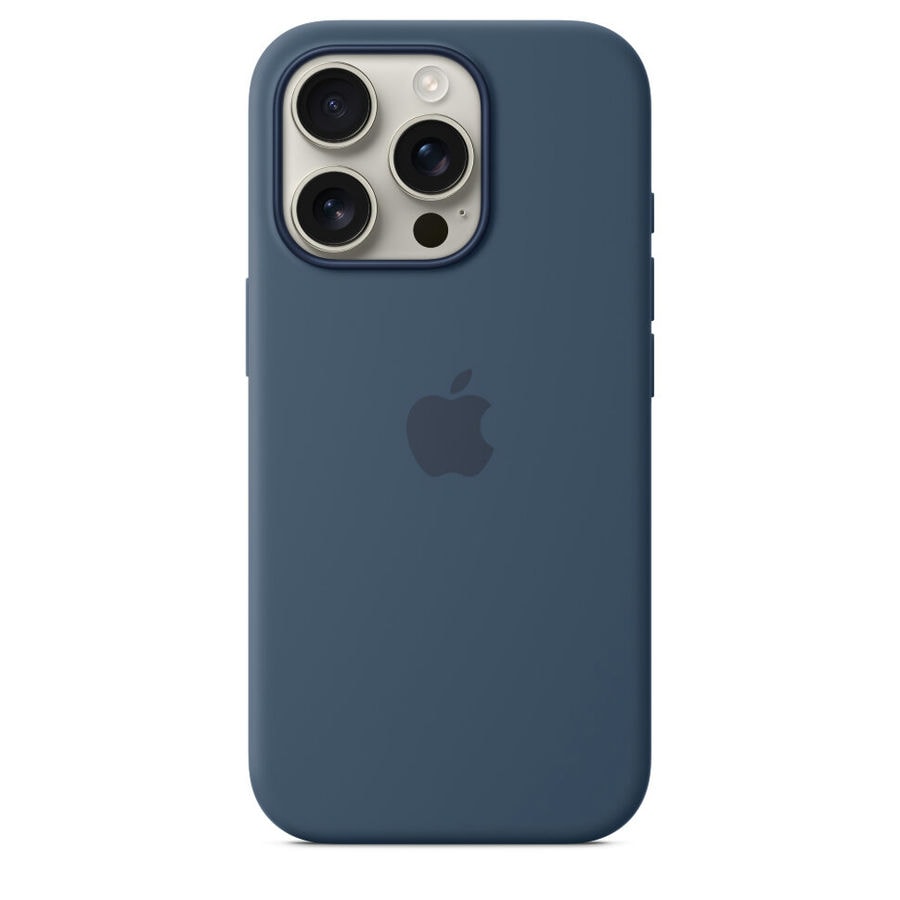 Чехол защитный Apple Silicone Case с MagSafe для iPhone 16 Pro Denim