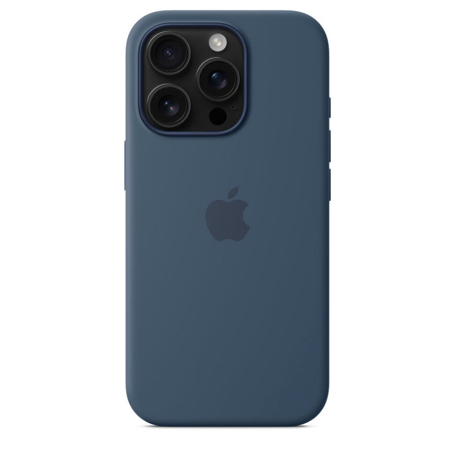 Чехол защитный Apple Silicone Case с MagSafe для iPhone 16 Pro Denim