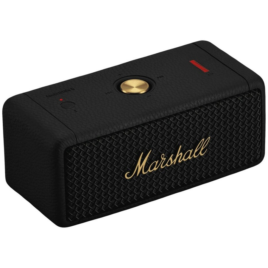 Портативная акустика Marshall Emberton II Черная латунь (Black & Brass)