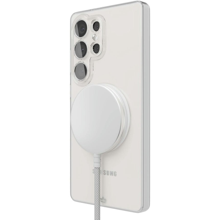 Чехол защитный VLP Puro Case с MagSafe для Samsung Galaxy S25 Ultra Прозрачный