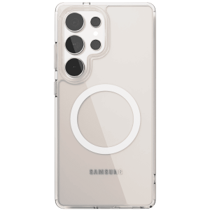 Чехол защитный VLP Air Case с MagSafe для Samsung Galaxy S25 Ultra Прозрачный