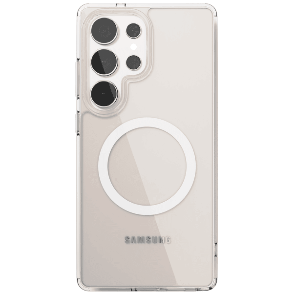 Чехол защитный VLP Air Case с MagSafe для Samsung Galaxy S25 Ultra Прозрачный