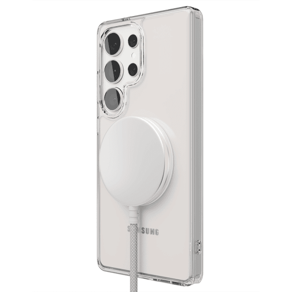 Чехол защитный VLP Air Case с MagSafe для Samsung Galaxy S25 Ultra Прозрачный