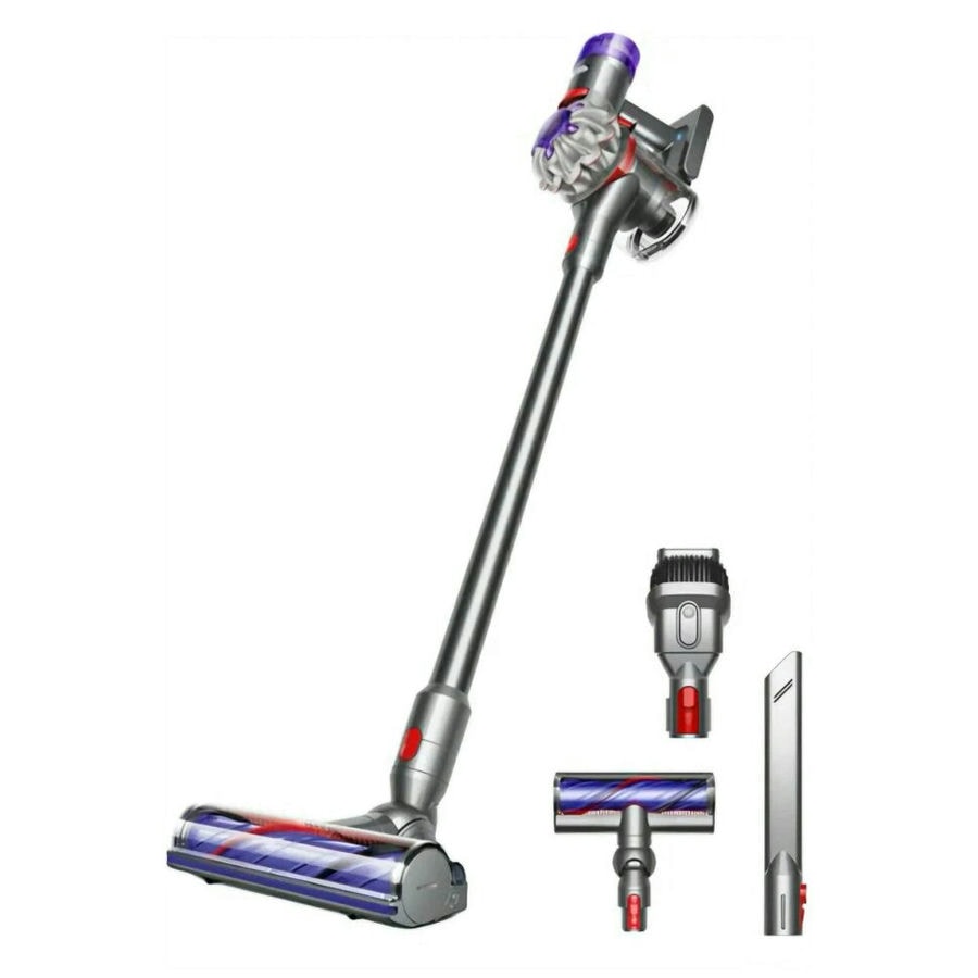 Вертикальный беспроводной пылесос Dyson V8 Advanced (SV25) Silver/Nickel (Вилка CN)