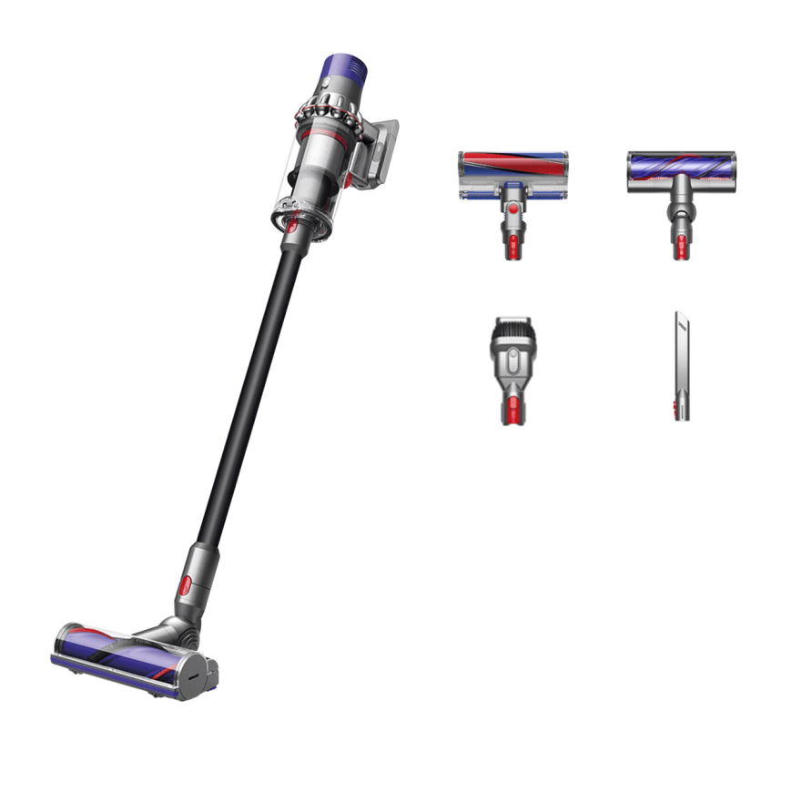 Вертикальный беспроводной пылесос Dyson Cyclone V10 Total Clean (SV27) Nickel/Black (Вилка CN)