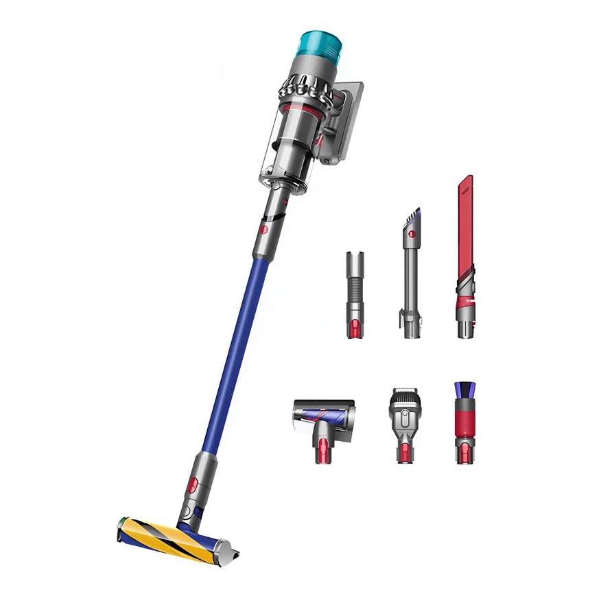 Вертикальный беспроводной пылесос Dyson Gen5 Detect Fluffy (SV23) Nikel/Blue (Вилка CN)