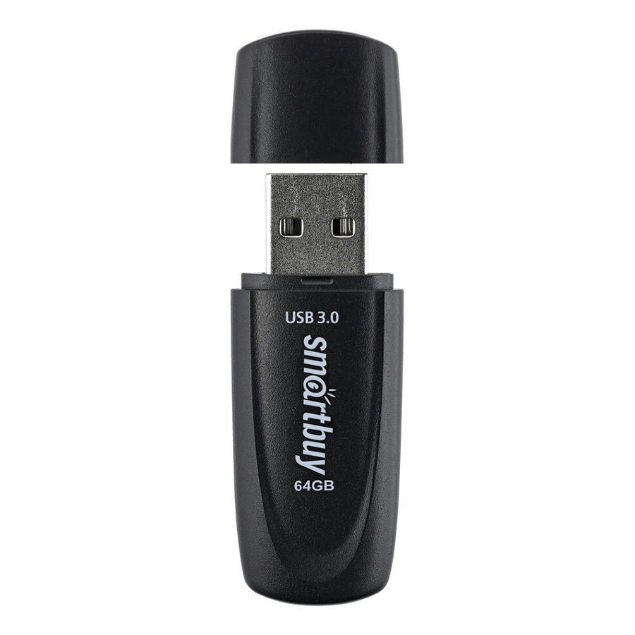 Флеш-накопитель SmartBuy 64GB Scout Black (SB064GB3SCK)
