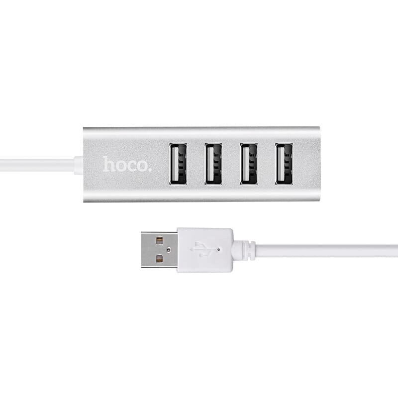 Стыковочная станция HOCO HB1 4xUSB Серебристый