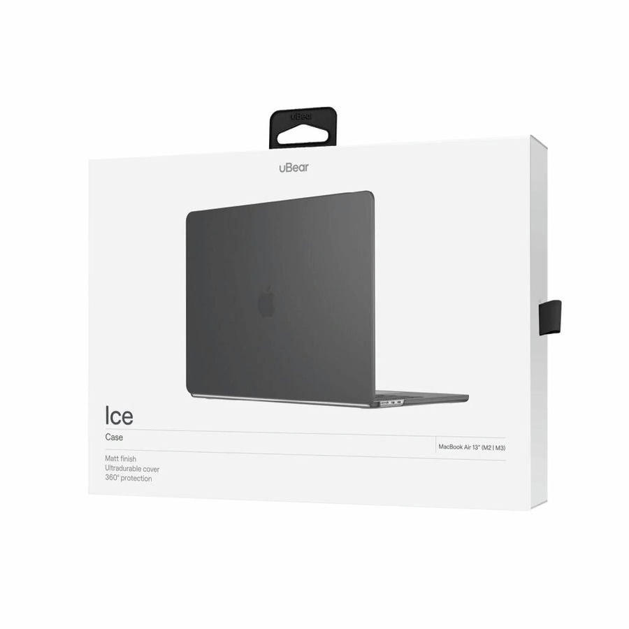 Чехол защитный uBear Ice Case для MacBook Air 13 (M2/M3/M4) Черный