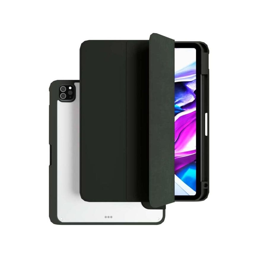 Чехол защитный VLP Split Folio для iPad Pro 11 2024 Темно-зеленый