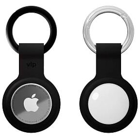 Брелок-подвеска VLP Silicone Case для AirTag Черный