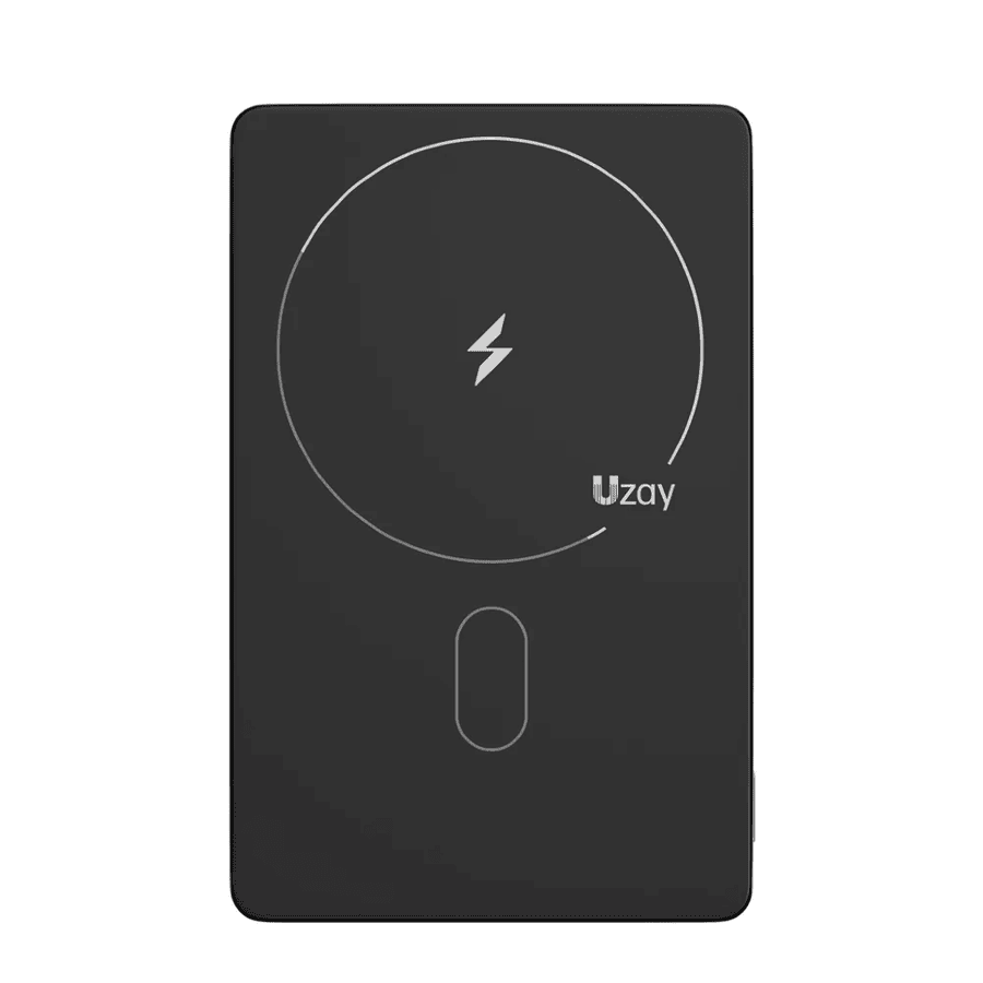 Внешний аккумулятор Uzay Slim Power Bank 5000 мАч USB-C MagSafe Черный