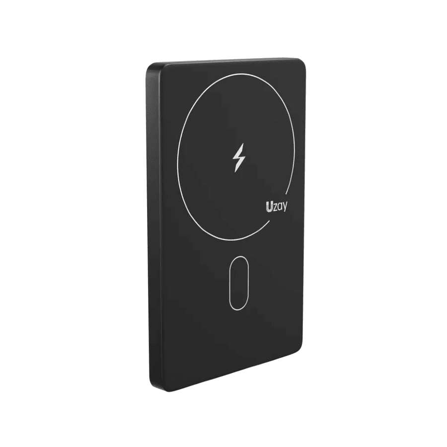 Внешний аккумулятор Uzay Slim Power Bank 5000 мАч USB-C MagSafe Черный