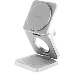 Беспроводное зарядное устройство uBear Balance 3 в 1 MagSafe Серебро