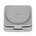 Беспроводное зарядное устройство uBear Balance 3 в 1 MagSafe Серебро