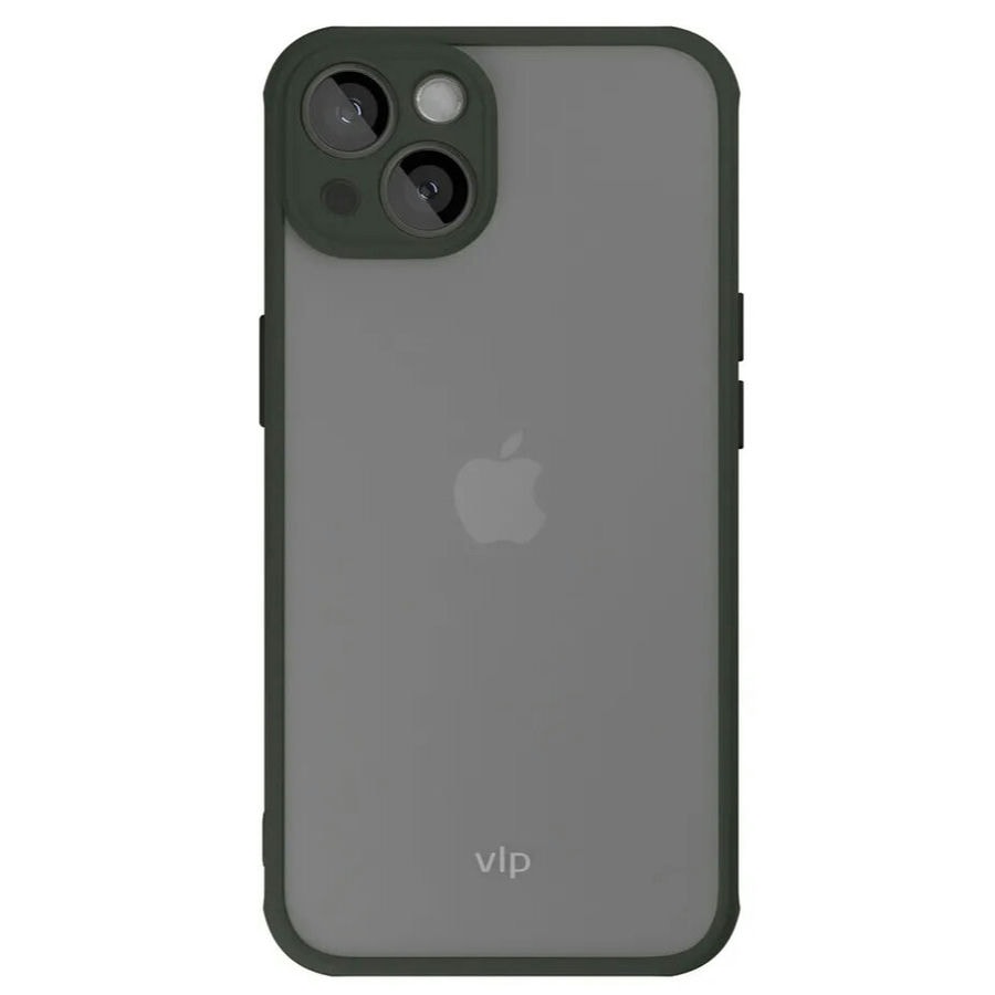 Чехол защитный VLP Matte Case для iPhone 13 Темно-зеленый