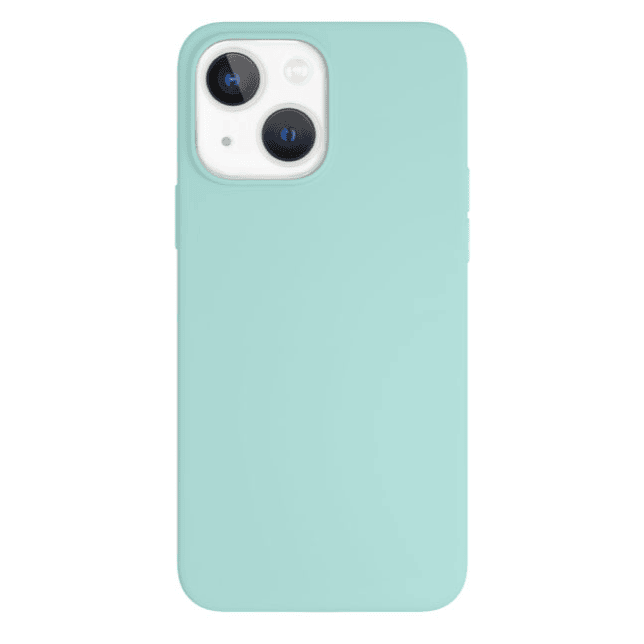 Чехол защитный VLP Liquid Silicone Case Soft Touch для iPhone 14 Plus Turquoise