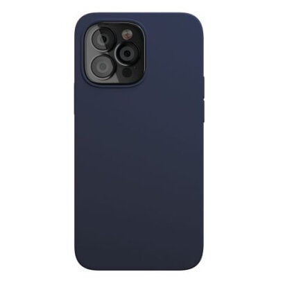 Чехол защитный VLP Silicone Case для iPhone 14 Pro Темно-синий