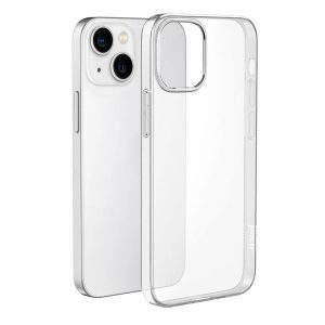 Чехол силиконовый HOCO для iPhone 15 Plus Прозрачный