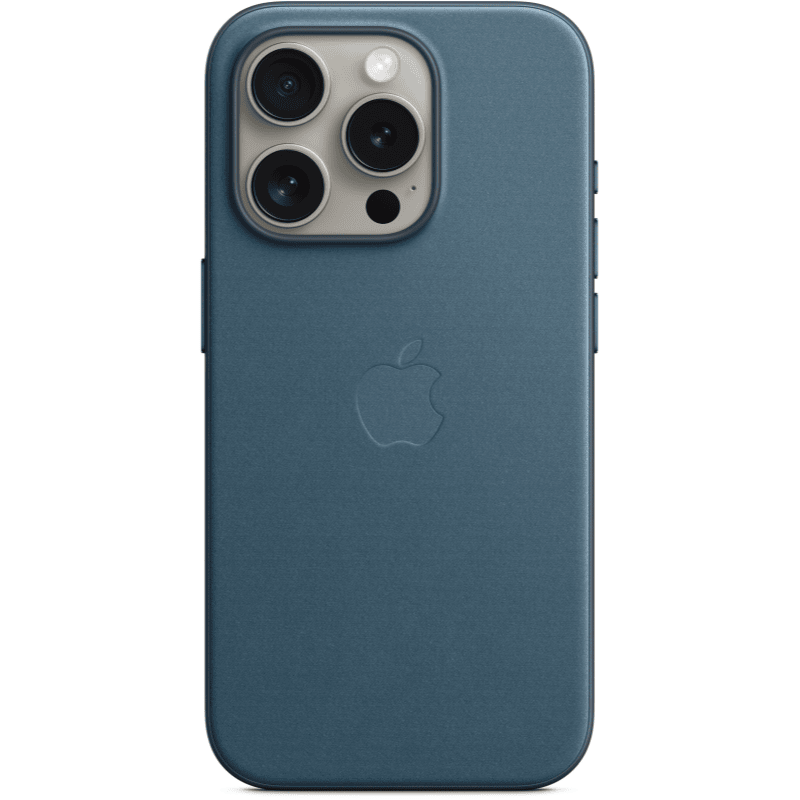 Чехол защитный Apple FineWoven Case with MagSafe для iPhone 15 Pro Max Pacific Blue