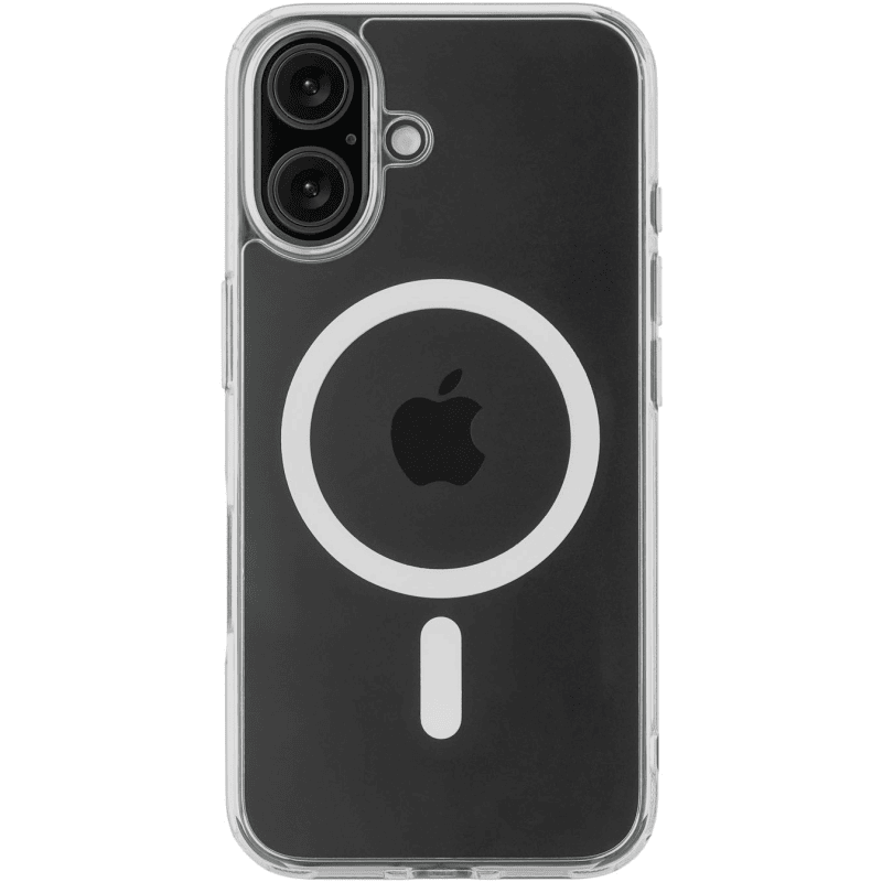Чехол защитный uBear Real Mag Case для для iPhone 16 Прозрачный
