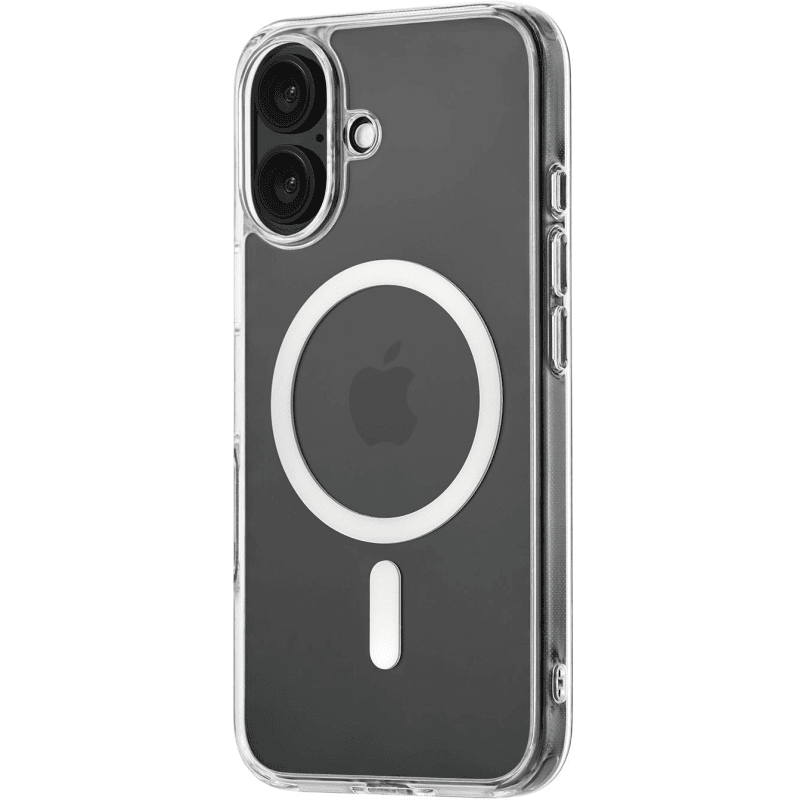 Чехол защитный uBear Real Mag Case для для iPhone 16 Прозрачный