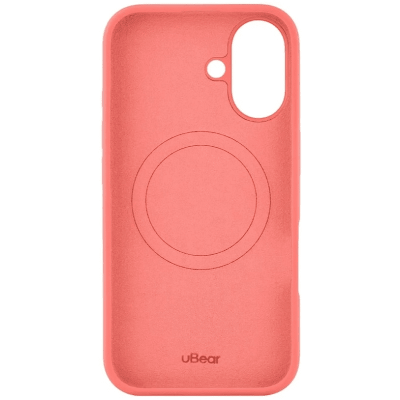 Чехол защитный uBear Touch Mag Case для iPhone 16 Plus Коралловый