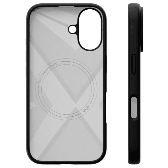 Чехол защитный VLP Aster Case MagSafe для iPhone 16 Черный