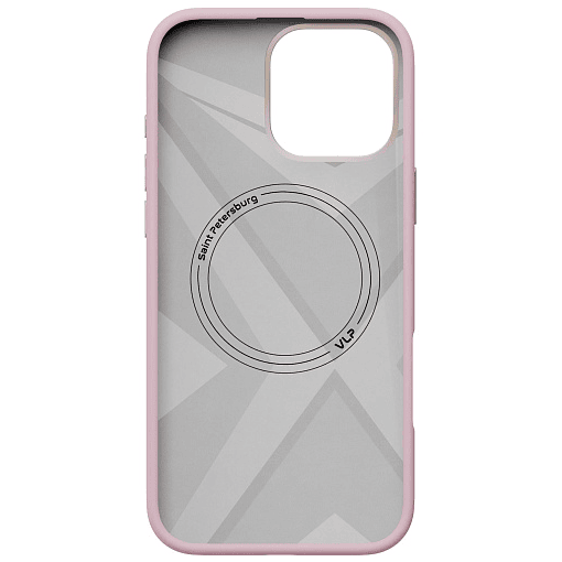 Чехол защитный VLP Aster Pro Case MagSafe для iPhone 16 Pro Розовый