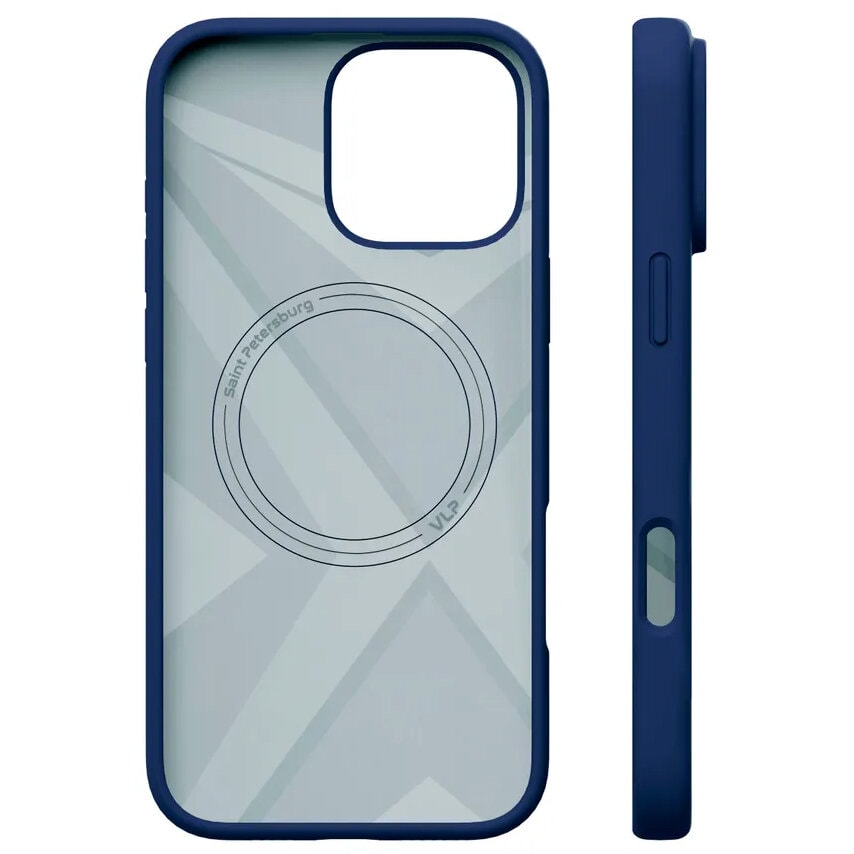 Чехол защитный VLP Aster Case MagSafe для iPhone 16 Pro Max Ультрамарин