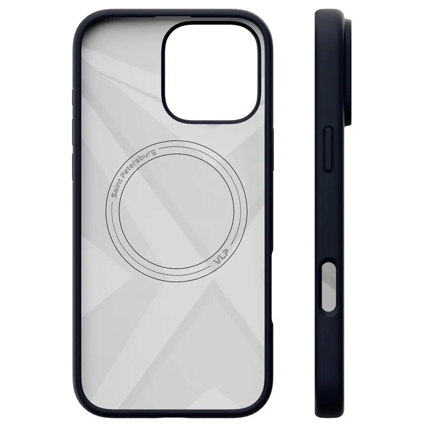 Чехол защитный VLP Aster Case MagSafe для iPhone 16 Pro Max Темно-синий