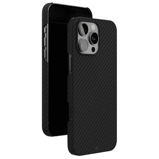 Чехол защитный VLP Kevlar Case с MagSafe для iPhone 16 Pro Max Черный