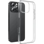 Чехол защитный силиконовый HOCO для iPhone 16 Pro Прозрачный