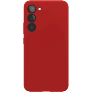 Чехол защитный VLP Silicone Case для Samsung Galaxy S23 Красный