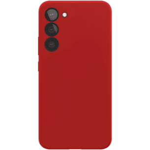 Чехол защитный VLP Silicone Case для Samsung Galaxy S23 Красный