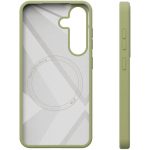 Чехол защитный VLP Aster Case с MagSafe для Samsung Galaxy S25 Зеленый