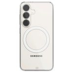 Чехол защитный VLP Flex Puro Case с MagSafe для Samsung S25 Прозрачный