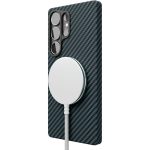 Чехол защитный VLP Kevlar Case MagSafe для Samsung Galaxy S25 Ultra Синий