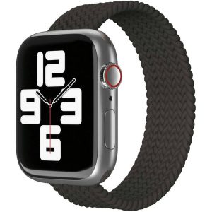 Ремешок VLP Braided Band для Apple Watch 44/45/46/49mm (S/M) Черный